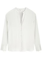 Vince Silk Blouse Light Grey