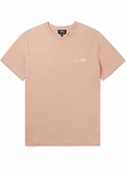 A.P.C. - Item Logo-Print Cotton-Jersey T-Shirt - Neutrals