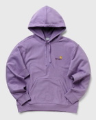 Carhartt Wip Hooded American Script Sweat Purple Hoodies