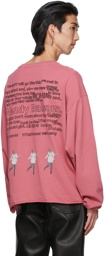 Enfants Riches Déprimés Pink Japanese Buffalo '66 Long Sleeve T-Shirt