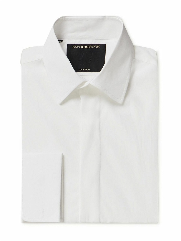 Photo: Favourbrook - Gatsby Cotton-Poplin Shirt - White