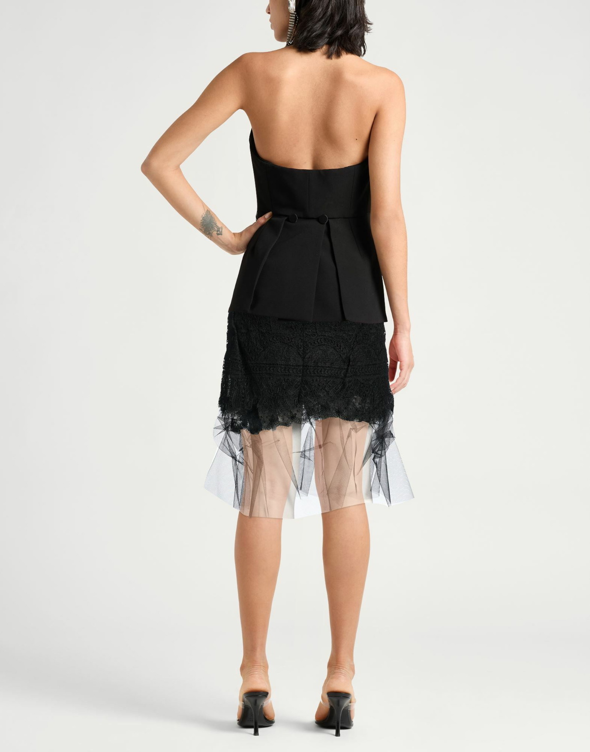 Ermanno Scervino Womens Midi skirt in Black