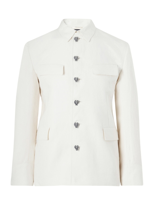 Photo: Enfants Riches Déprimés - Mao's Linen Blazer - Neutrals