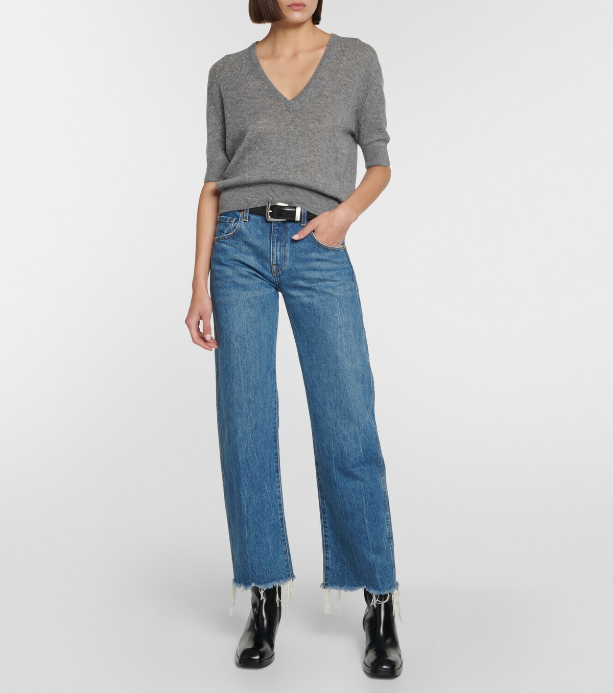 Khaite Sierra cashmere-blend top