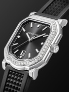 Gerald Charles - Maestro 2.0 Ultra-Thin Automatic 39mm Stainless Steel, Diamond and Rubber Watch, Ref. No. GC2.0-A-DIA-00