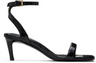ANINE BING Black Cora Heeled Sandals