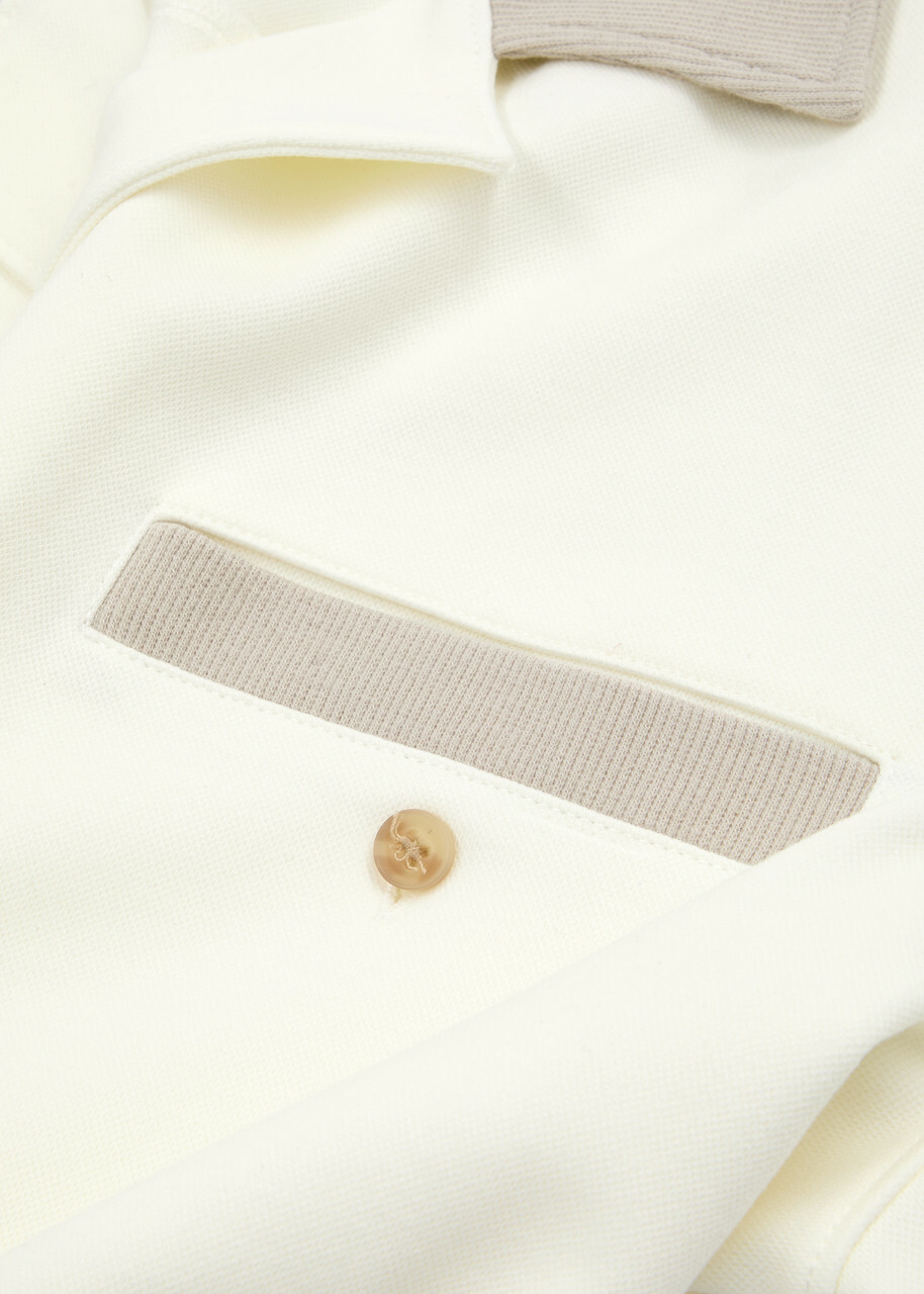 Paige Roan Stretch-knit Shirt White