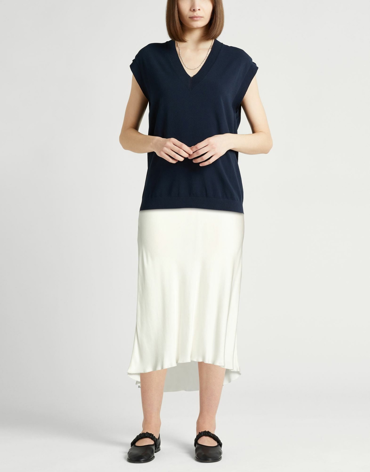 Jucca Womens Midi skirt Ivory