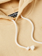 Acne Studios - Fairah Logo-Appliquéd Cotton-Jersey Hoodie - Yellow