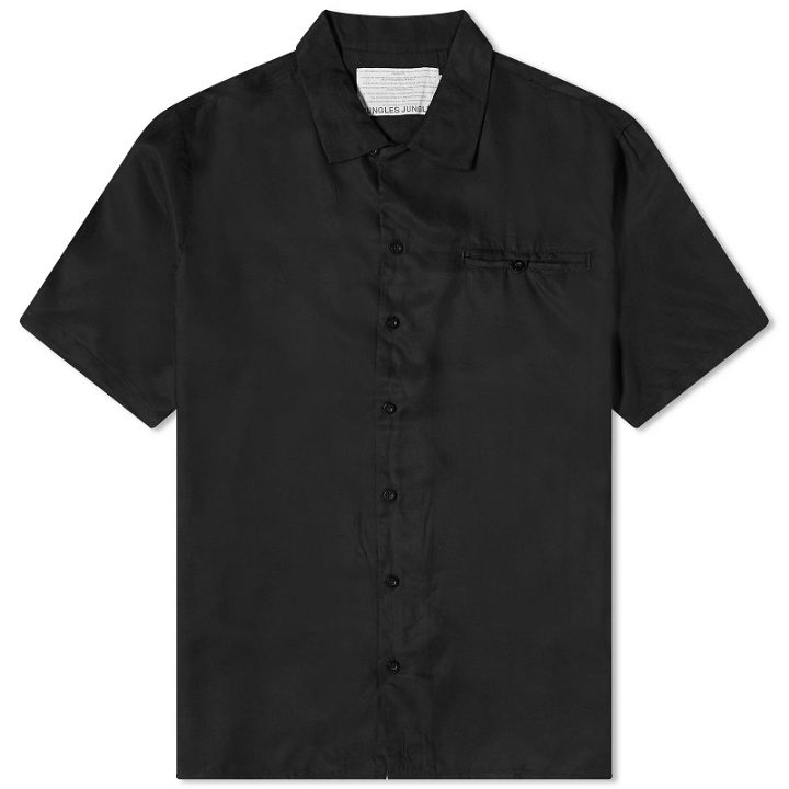 Photo: Jungles Jungles Men's I Tried Embroidered Vacation Shirt in Black