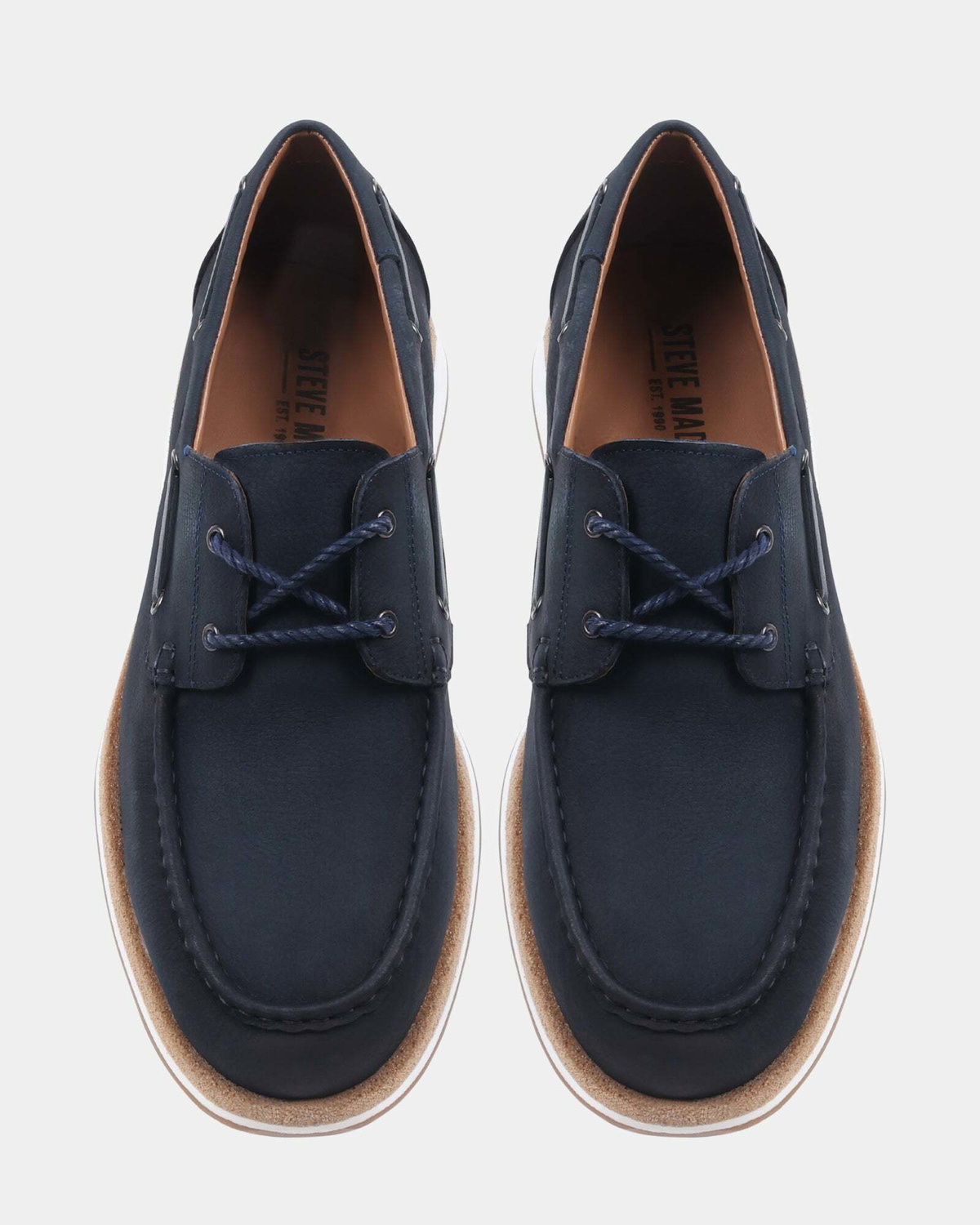 Steve Madden Mason Casual Shoes in Navy Nubuck