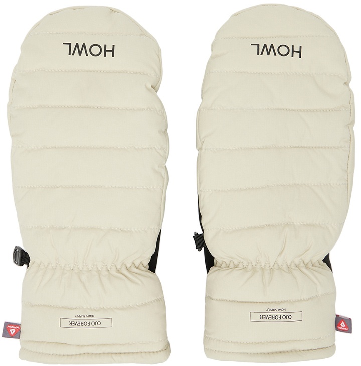 Photo: HOWL Off-White Down Mittens