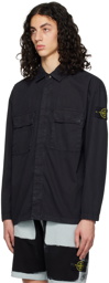 Stone Island Navy Old Treatment Shirt