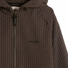Gramicci Northside Plaid Hooded Jacket in Deep Brown
