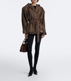 Magda Butrym Belted hooded cotton jacket