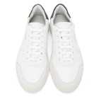 Axel Arigato White and Grey Dunk 2.0 Sneakers