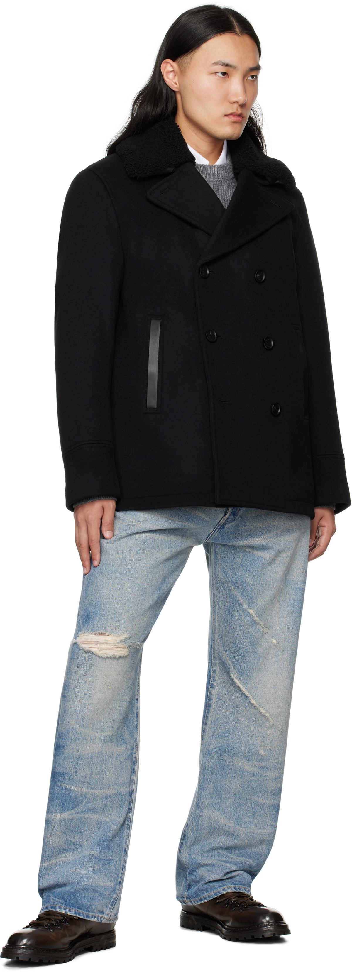 MACKAGE Black Cole Peacoat
