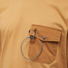 And Wander Men's Pocket T-Shirt in Beige