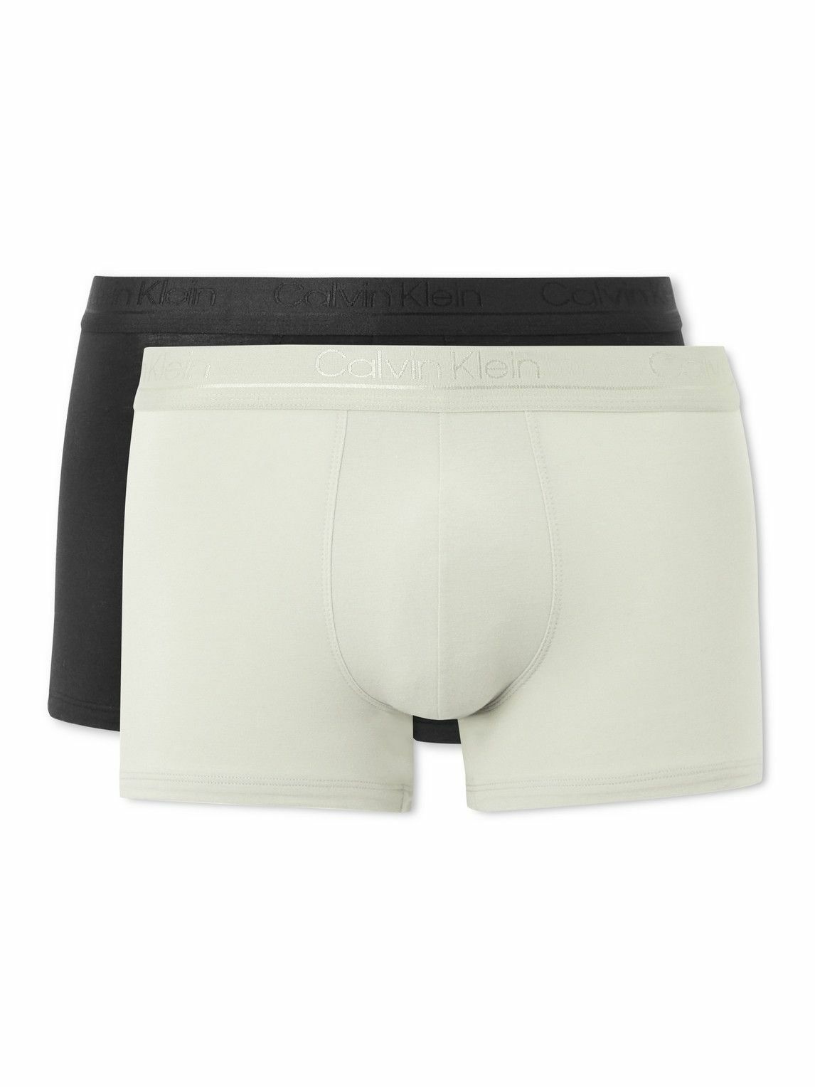 Photo: Calvin Klein Underwear - Two-Pack Stretch-Cotton Boxer Briefs - Multi