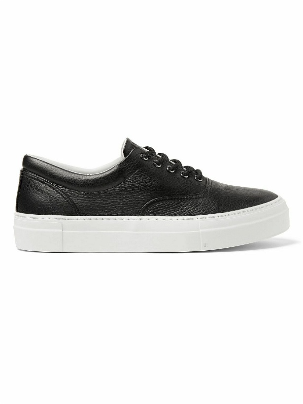 Photo: Diemme - Iseo Textured-Leather Sneakers - Black