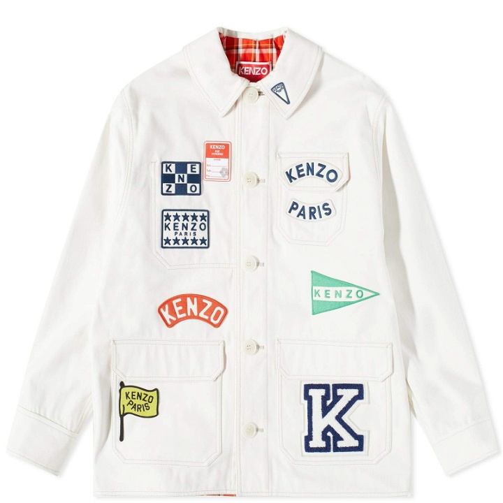Photo: Kenzo Paris Men's Workwear Jacket in Off White