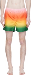 Casablanca Multicolor Gradient Swim Shorts