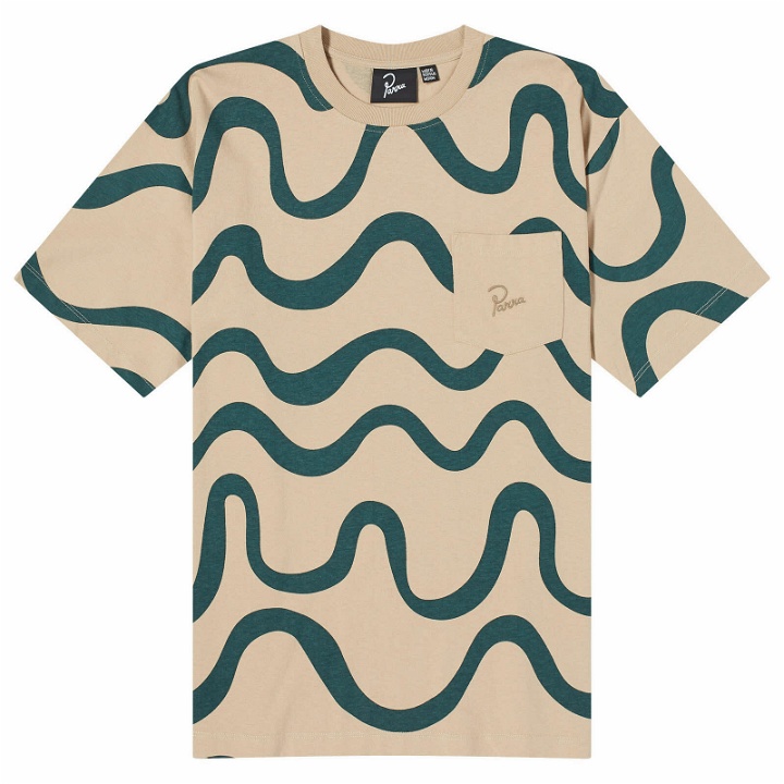 Photo: By Parra Men's Sound Waved T-Shirt in Tan