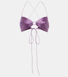 The Sei Silk bra top