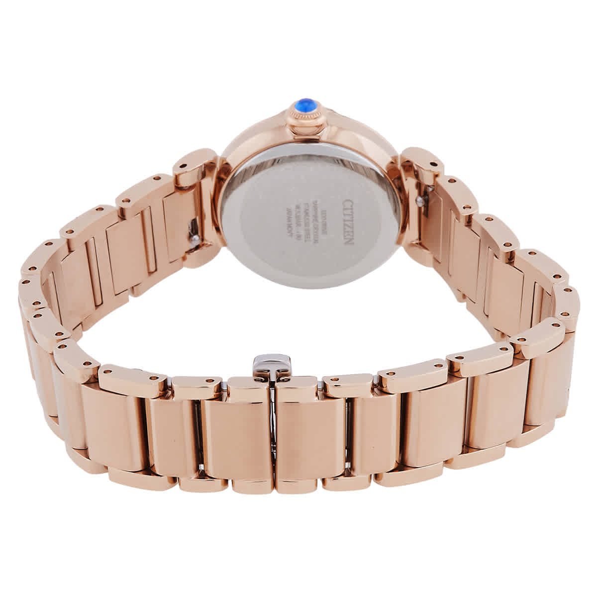 Citizen L Mae Diamond White Mother of Pearl Dial Ladies Watch EM1123-89D