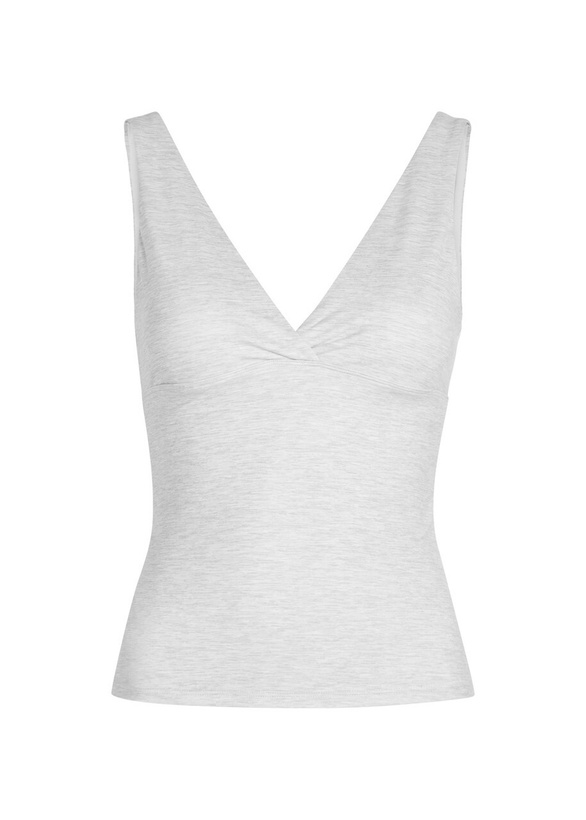 Photo: Tala Dayflex V-neck Stretch-jersey Vest Grey