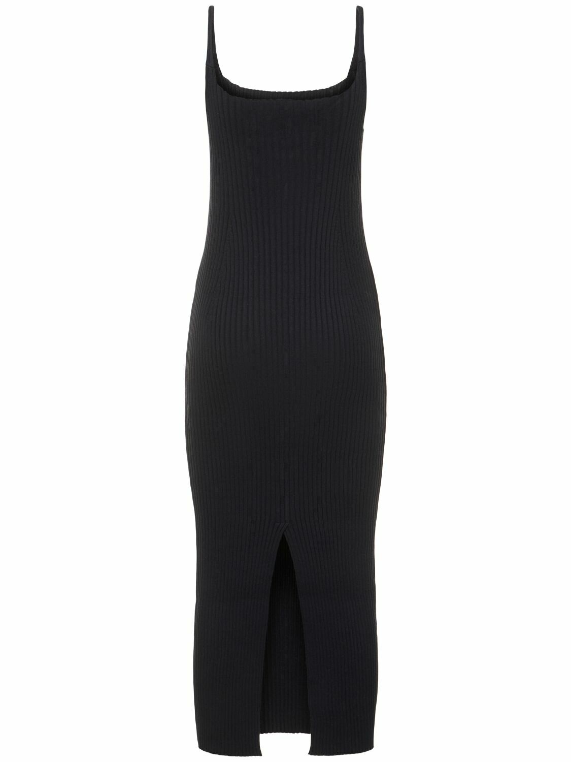 AURALEE Cotton Wide Rib Knit Maxi Dress Auralee