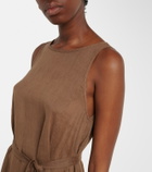 Velvet Reta linen midi dress