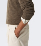 Le Kasha Crete cashmere polo sweater