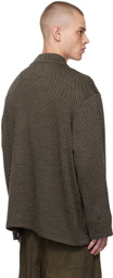 Aviva Jifei Xue Beige Wool Cardigan