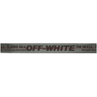 Off-White Grey Classic Industrial Belt