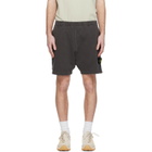 Stone Island Gray 6200014 Malfilé Fleece Old Effect Shorts