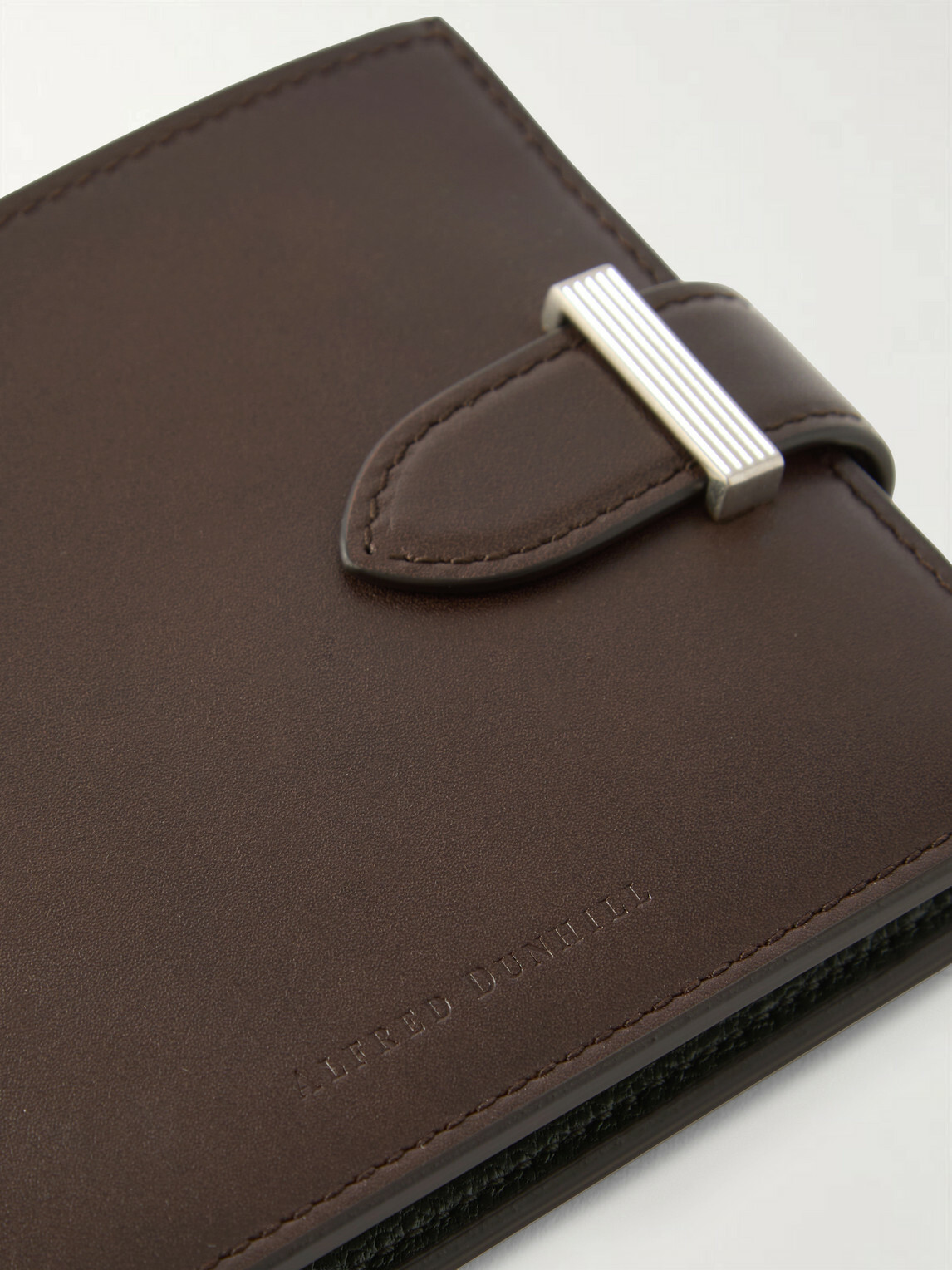 Dunhill - Alfred 4CC&CP Patina-Leather Billfold Wallet