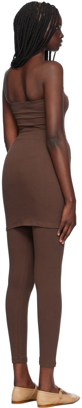 Gil Rodriguez Brown 'The Tube' Convertible Minidress