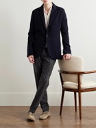 Anderson & Sheppard - Unstructured Wool and Cashmere-Blend Blazer - Blue