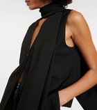 Ferragamo Draped virgin wool vest