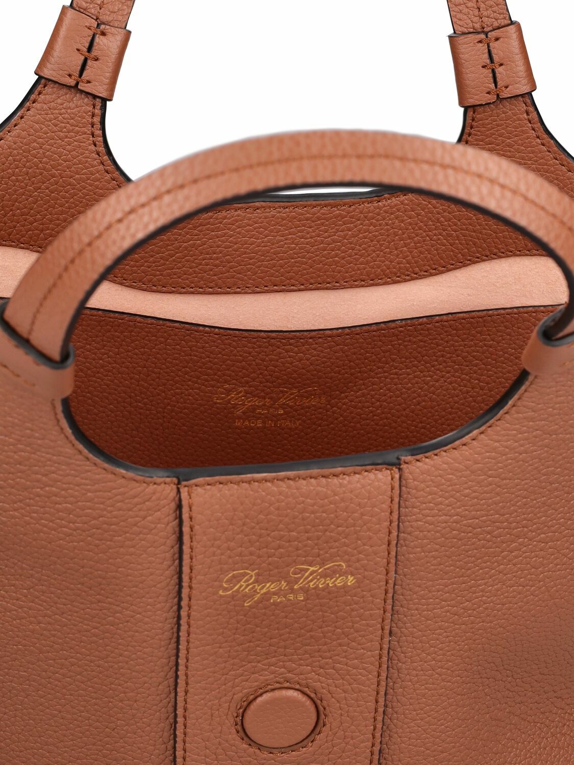 ROGER VIVIER - Mini Grand Vivier Choc Leather Bag