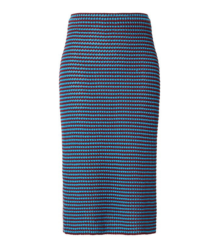 Photo: Alaïa Crochet cotton pencil skirt