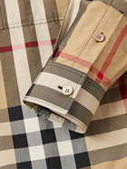 Burberry - Checked Cotton-Gabardine Jacket - Neutrals