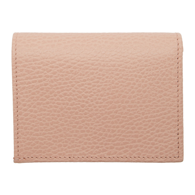 Gucci Pink Butterfly Bifold Wallet