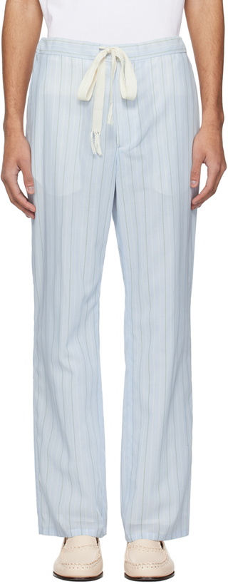 Photo: AURALEE Blue Hard Twist Trousers