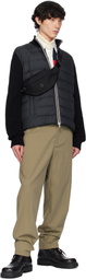 Moncler Black Durance Small Belt Bag