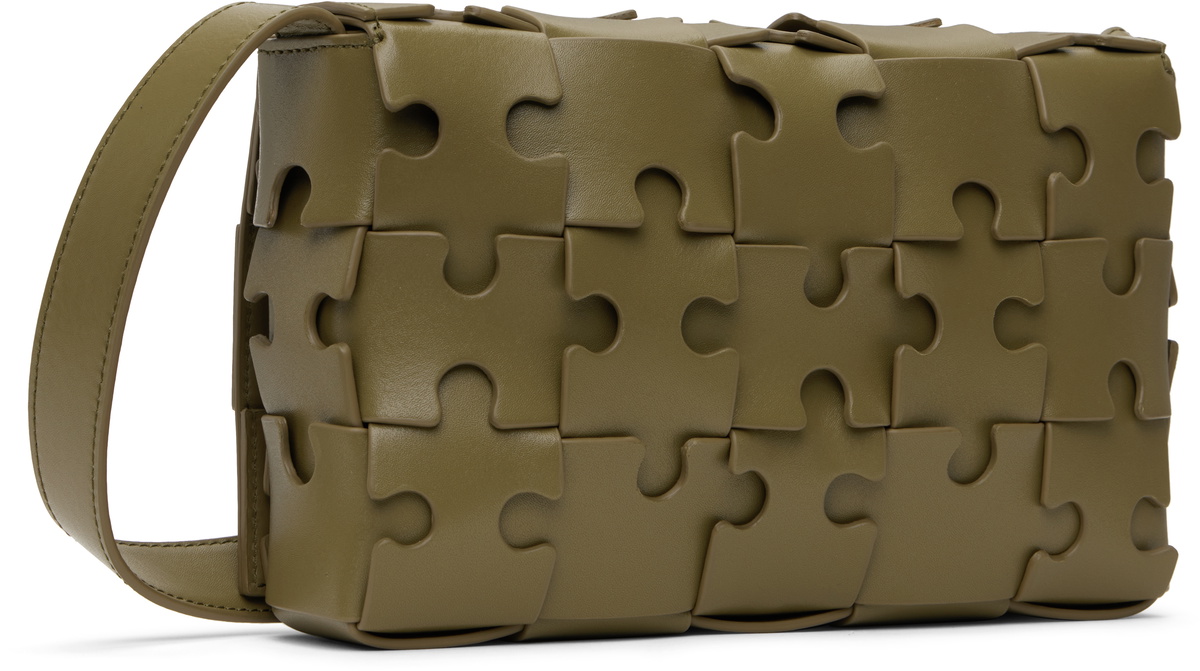 Bottega Veneta Khaki Puzzle Urban Bag Bottega Veneta