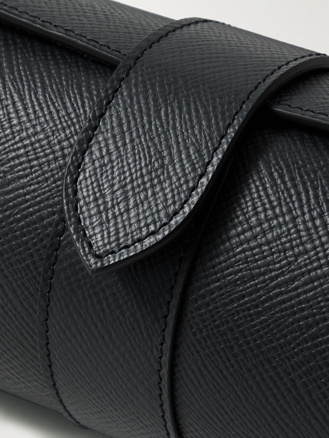 Smythson - Panama Cross-Grain Leather Watch Roll