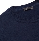 Belstaff - Moss Slim-Fit Cotton and Silk-Blend Sweater - Navy
