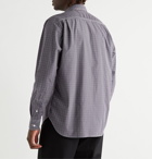 Comme des Garçons HOMME - Patchwork Gingham Cotton-Poplin Shirt - Blue